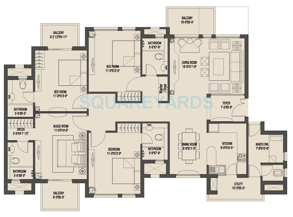 Umang Monsoon Breeze Phase I — floor plan 5