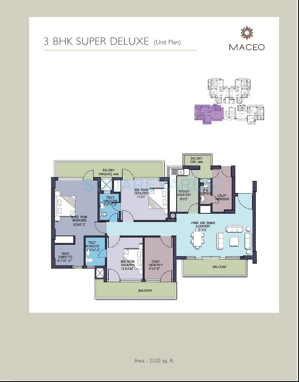 Anant Raj Maceo — floor plan 4