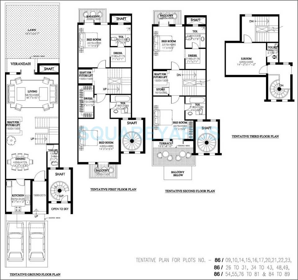 DLF New Town Heights II — floor plan 2