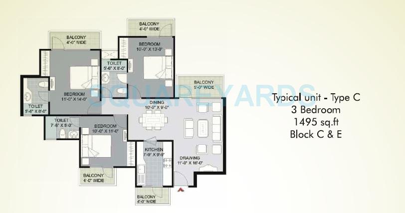 Parkwood Westend — floor plan 1
