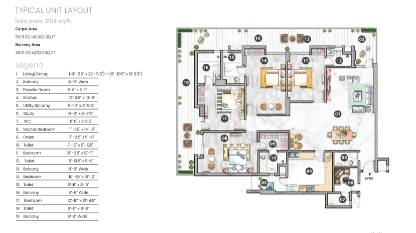 Tarc Tripundra — floor plan 5