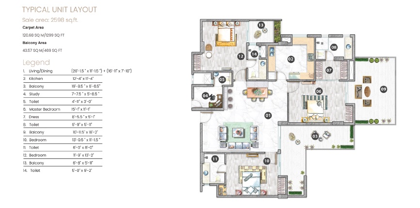 Tarc Tripundra — floor plan 3