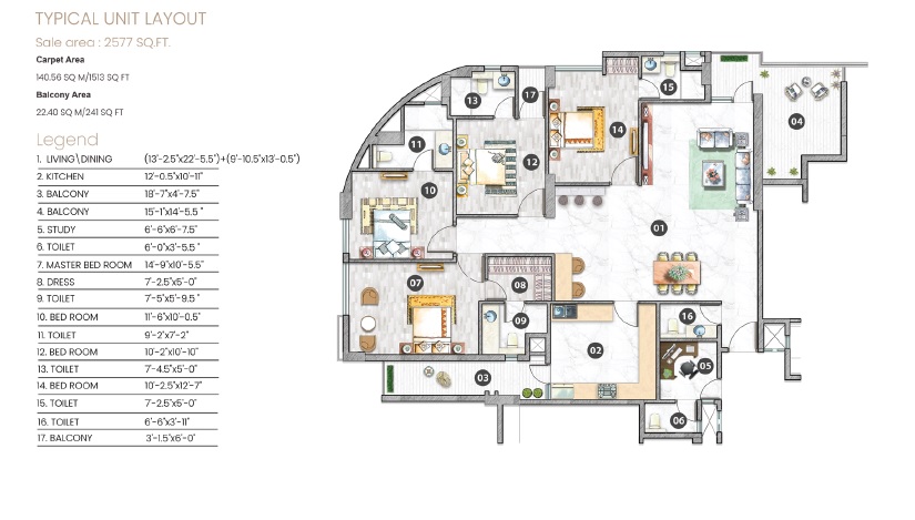 Tarc Tripundra — floor plan 7
