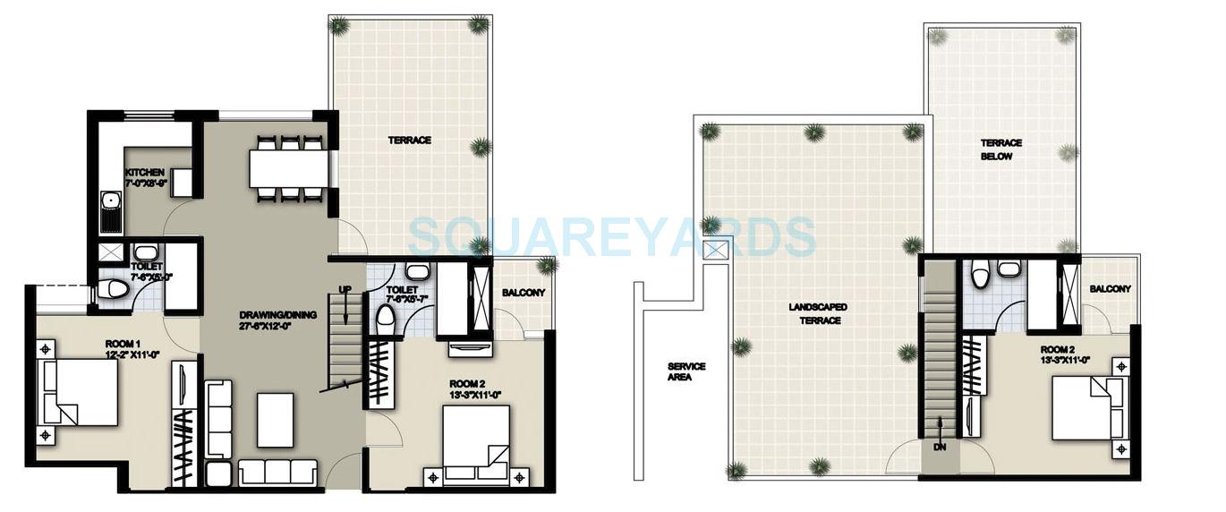 Raheja Sampada — floor plan 1