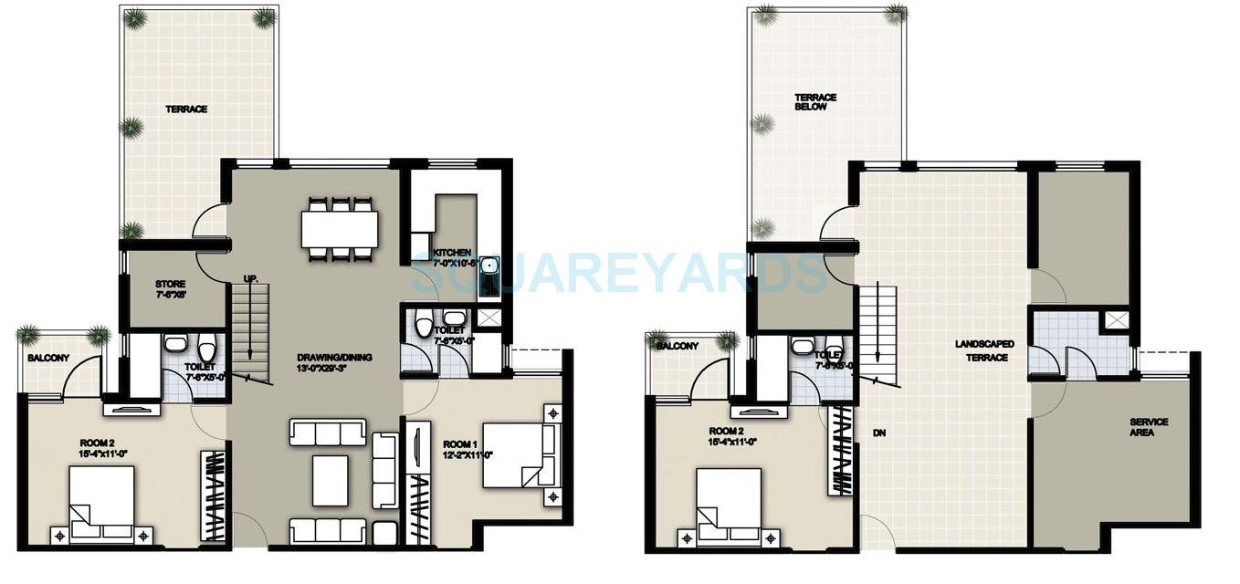 Raheja Sampada — floor plan 2