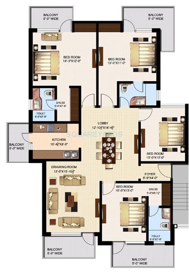 Sidhartha NCR Green — floor plan 13