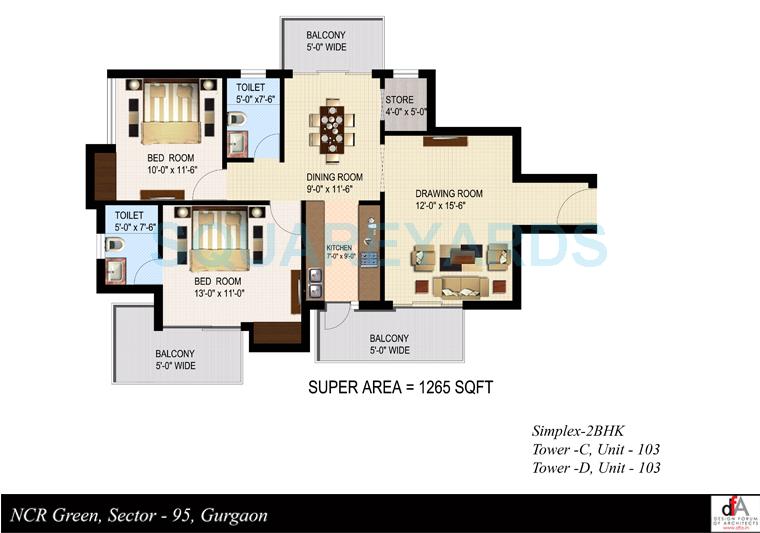 Sidhartha NCR Green — floor plan 4