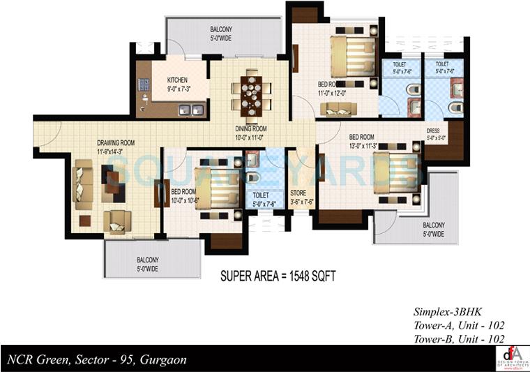 Sidhartha NCR Green — floor plan 6