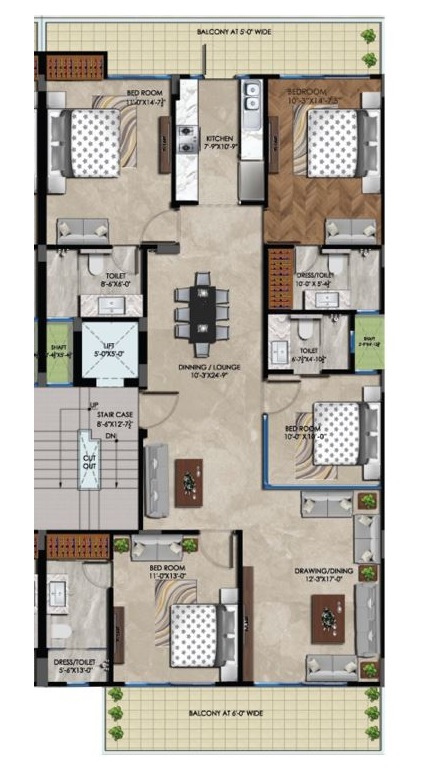 CS Roseate 63 — floor plan 2