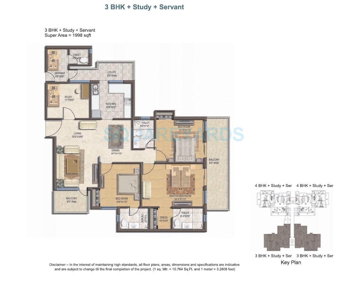 Spaze Privvy The Address — floor plan 3