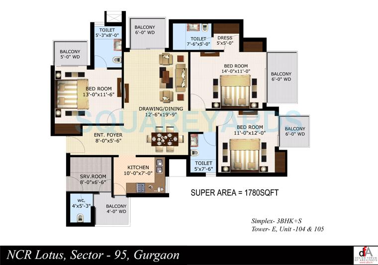 Sidhartha NCR Lotus — floor plan 4