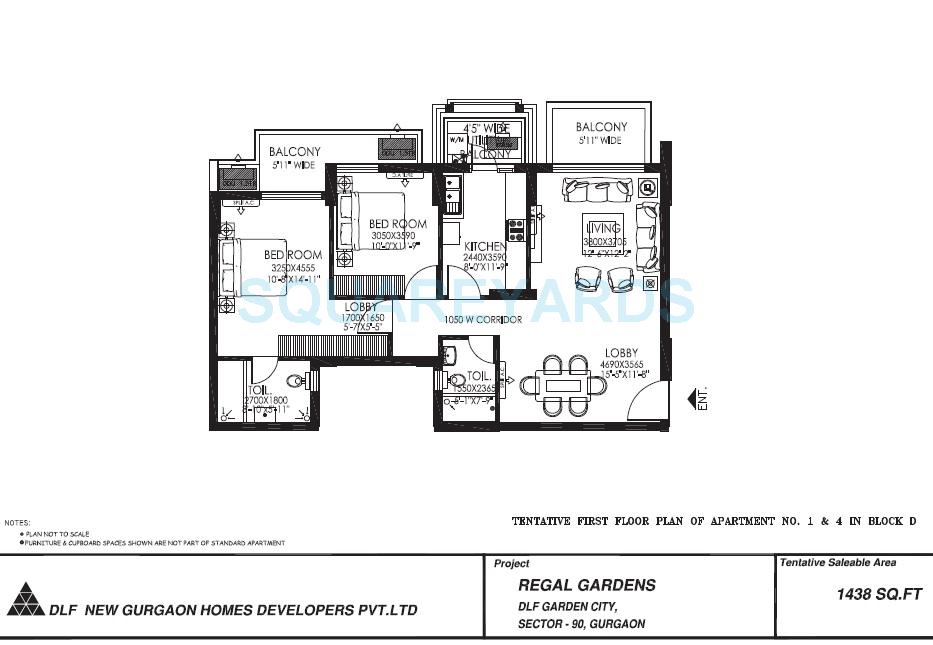 DLF Regal Gardens — floor plan 2