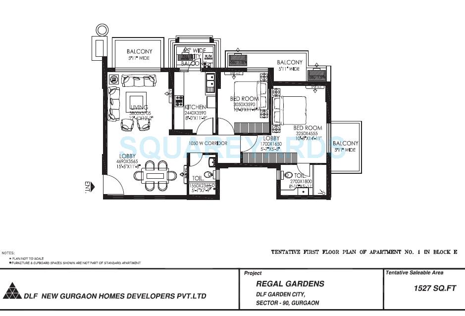 DLF Regal Gardens — floor plan 3