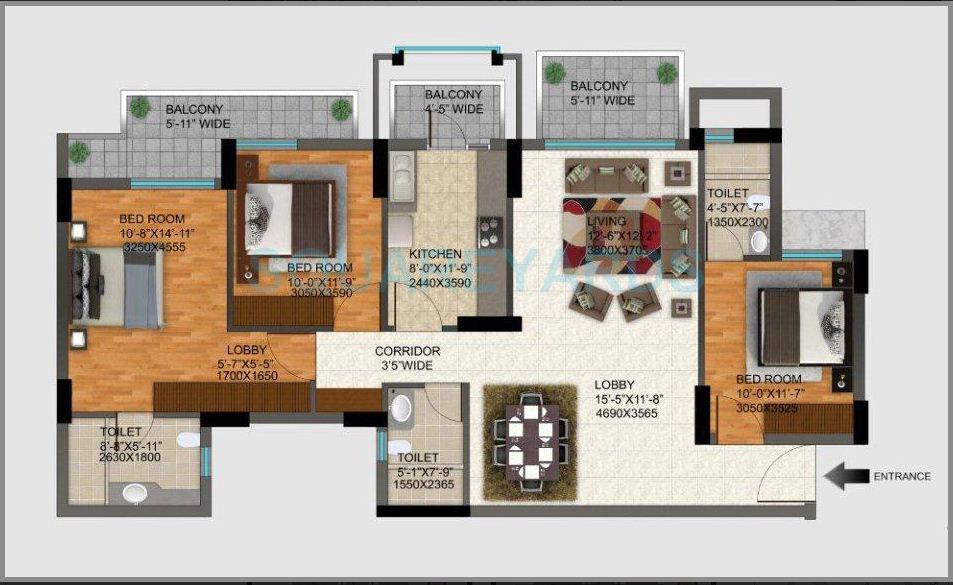 DLF Regal Gardens — floor plan 5