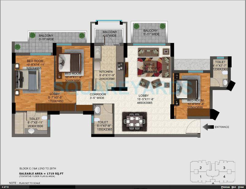 DLF Regal Gardens — floor plan 7