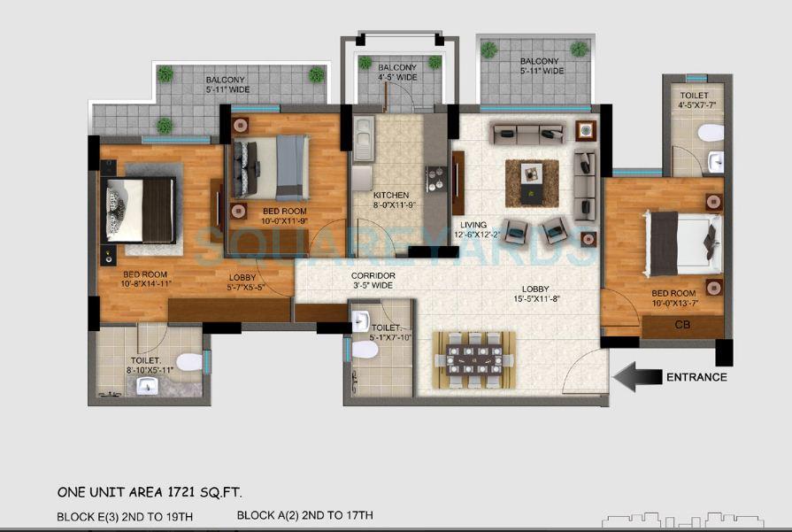 DLF Regal Gardens — floor plan 8