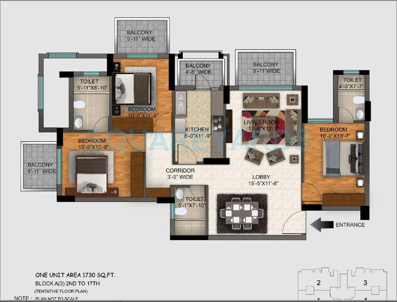 DLF Regal Gardens — floor plan 11