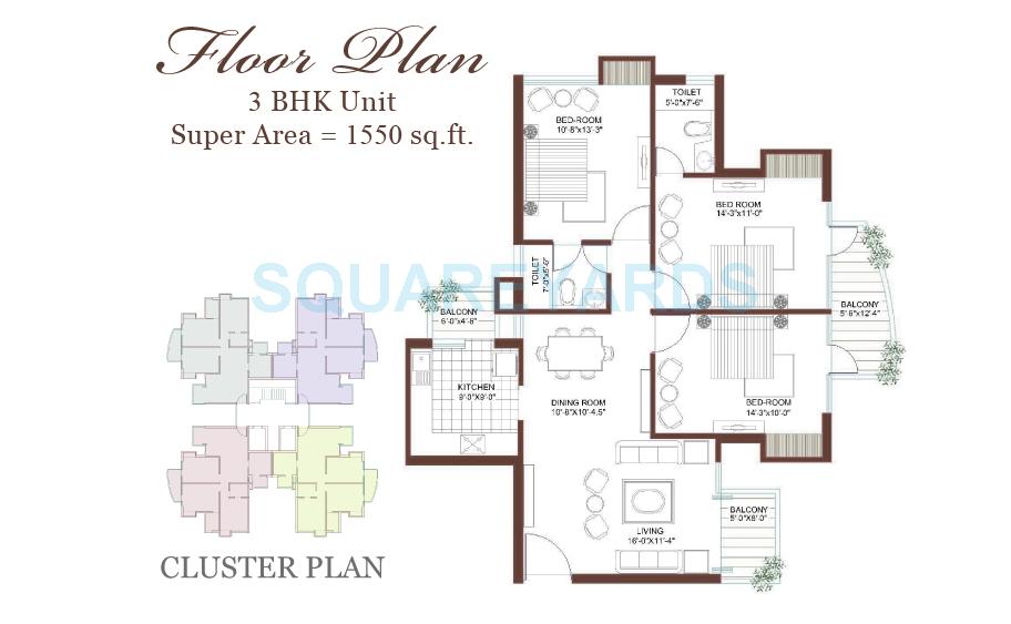 Tulip Petals — floor plan 1