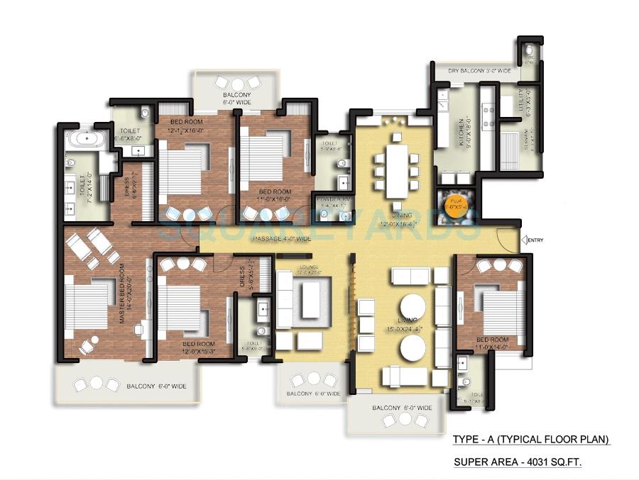 Tulip Ace — floor plan 3
