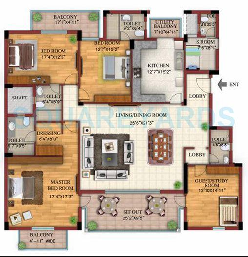 DLF Select Homes — floor plan 1