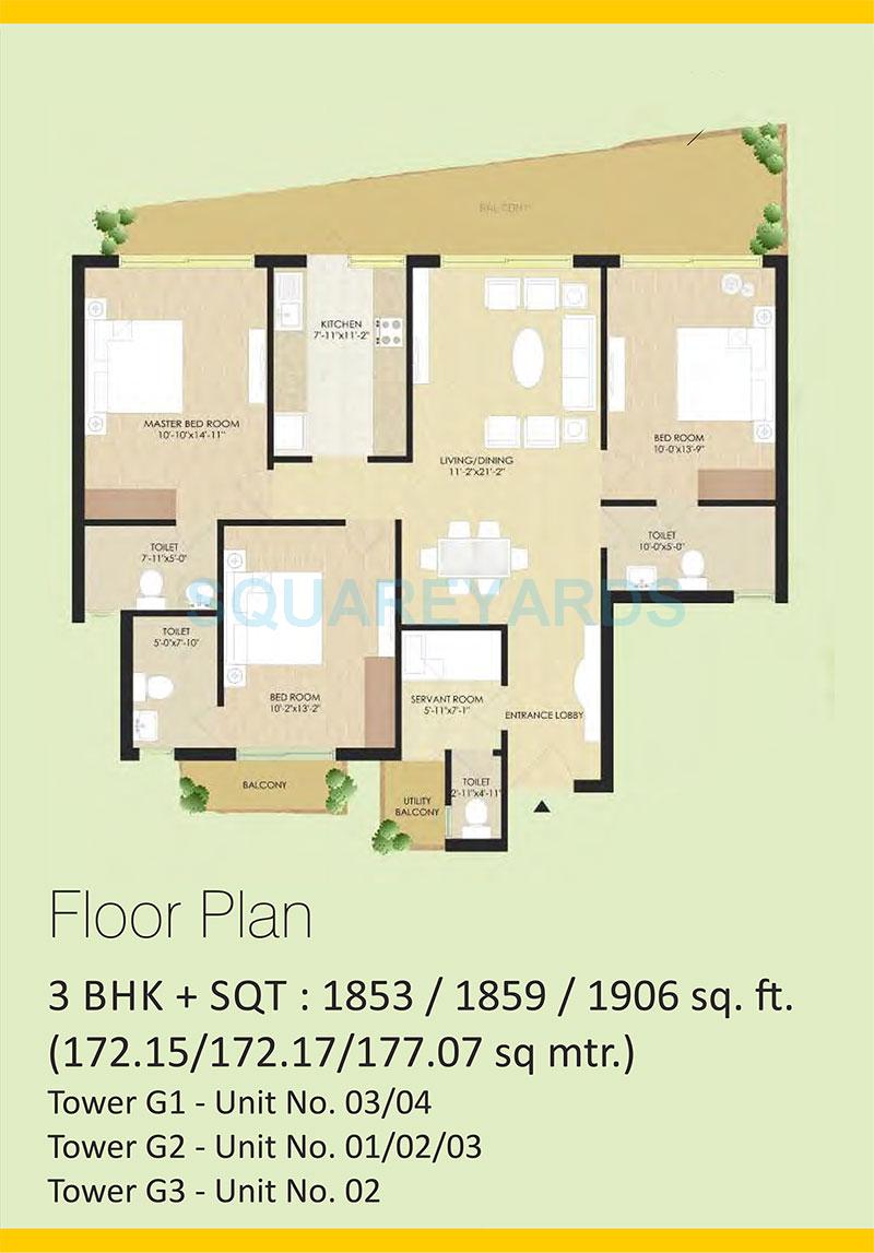 SARE The Grand — floor plan 1