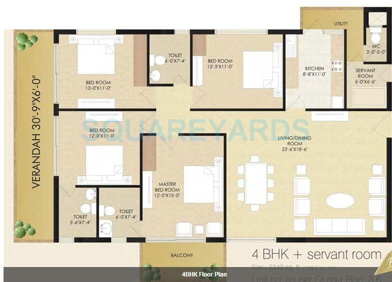 Sare Club Terraces — floor plan 2