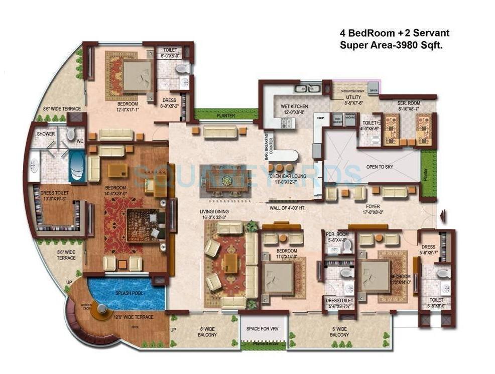 Spaze Vesta — floor plan 1