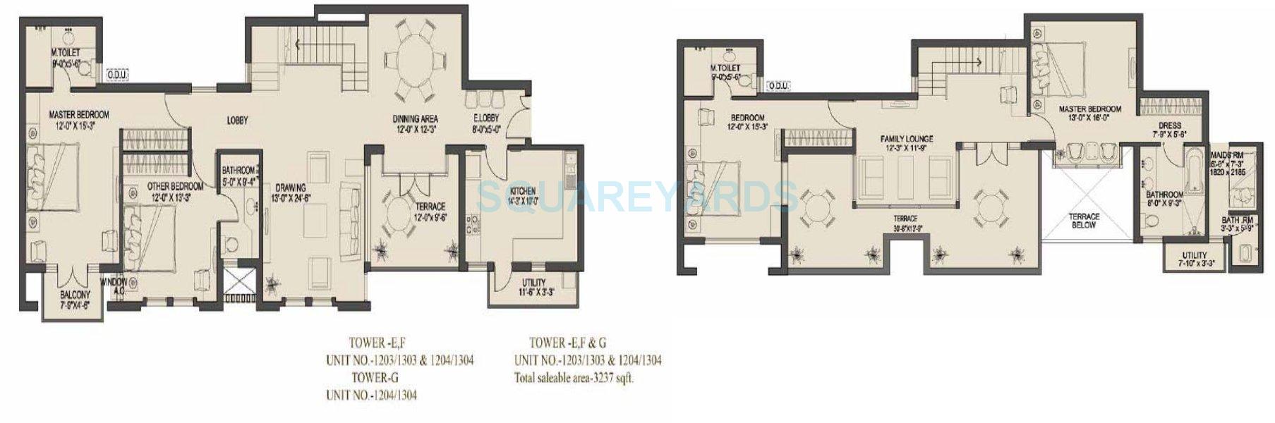 Uppals Canary Homes — floor plan 3