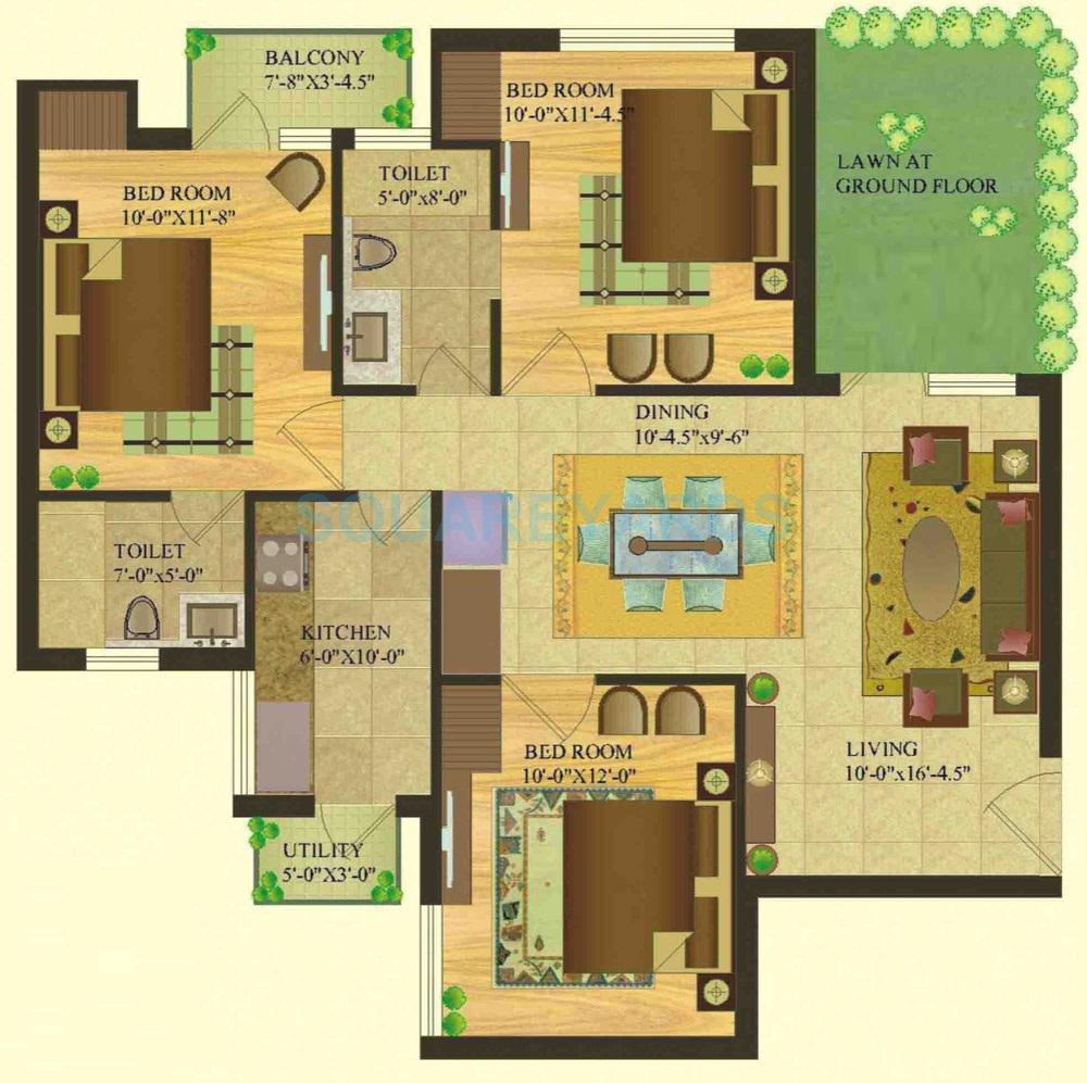 SARE Crescent Parc Royal Greens Phase I — floor plan 2