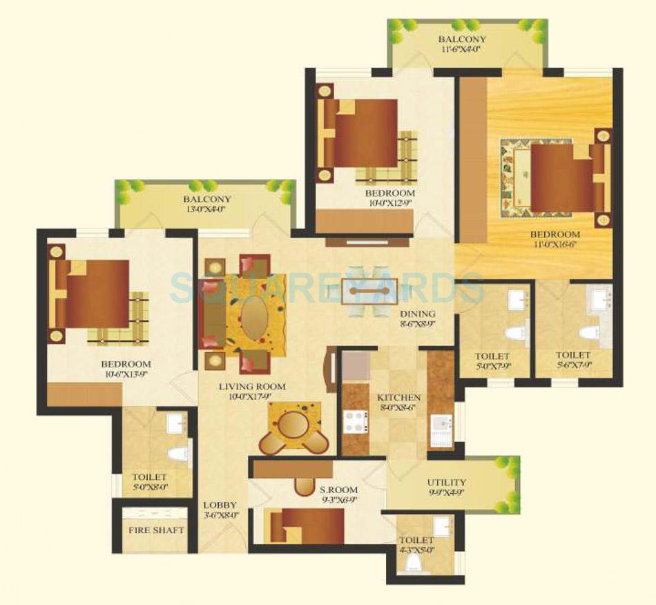 SARE Crescent Parc Royal Greens Phase II — floor plan 2