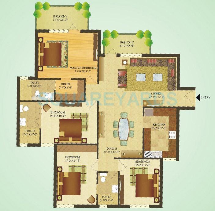 SARE Crescent Parc Green Parc — floor plan 5