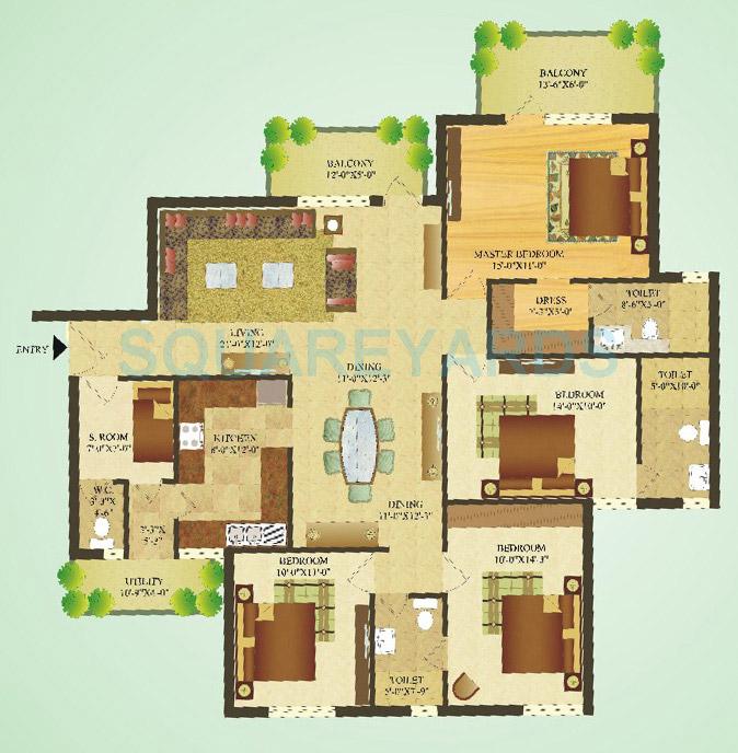 SARE Crescent Parc Green Parc — floor plan 6