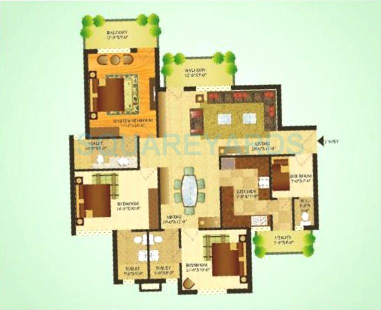SARE Crescent Parc Green Parc — floor plan 4