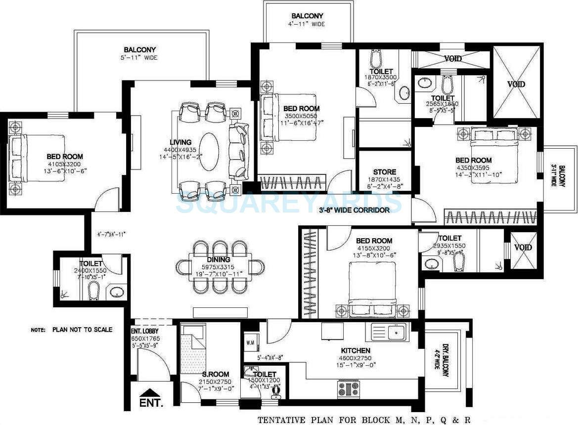 DLF New Town Heights I — floor plan 5