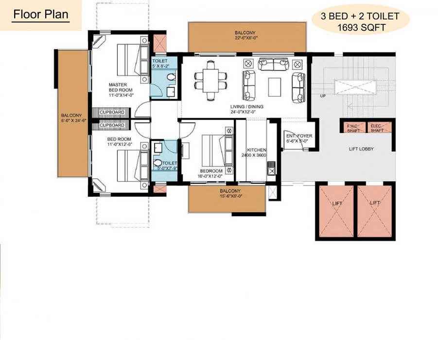 Puri The Pranayam — floor plan 1