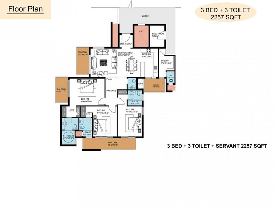 Puri The Pranayam — floor plan 2
