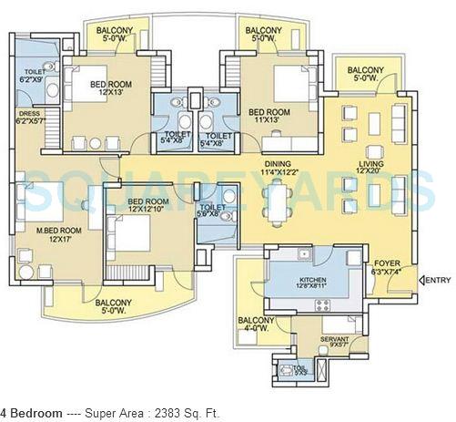 Bestech Park View City 2 — floor plan 5