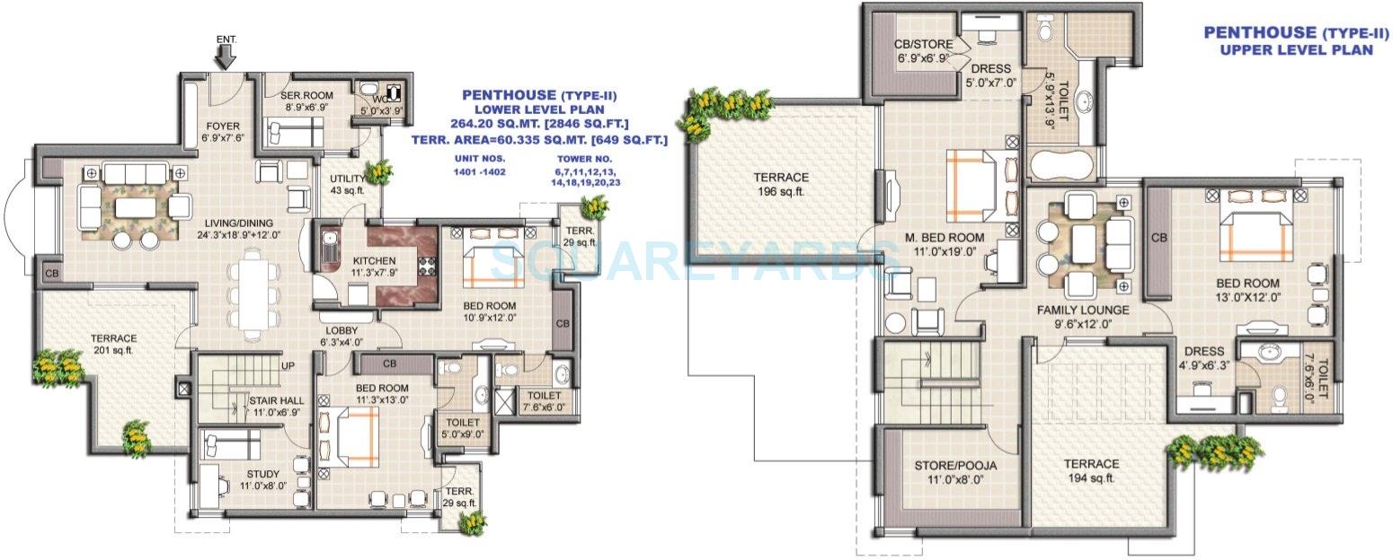 Vipul Greens — floor plan 4