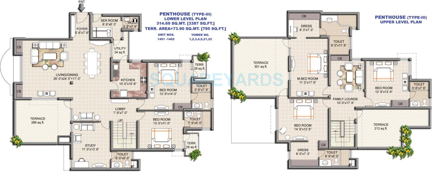 Vipul Greens — floor plan 5