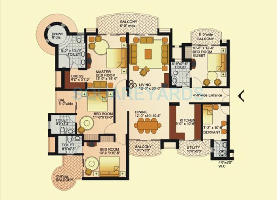 Omaxe The Nile — floor plan 1