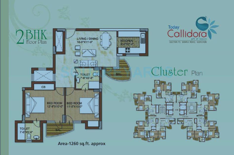 Today Callidora — floor plan 1