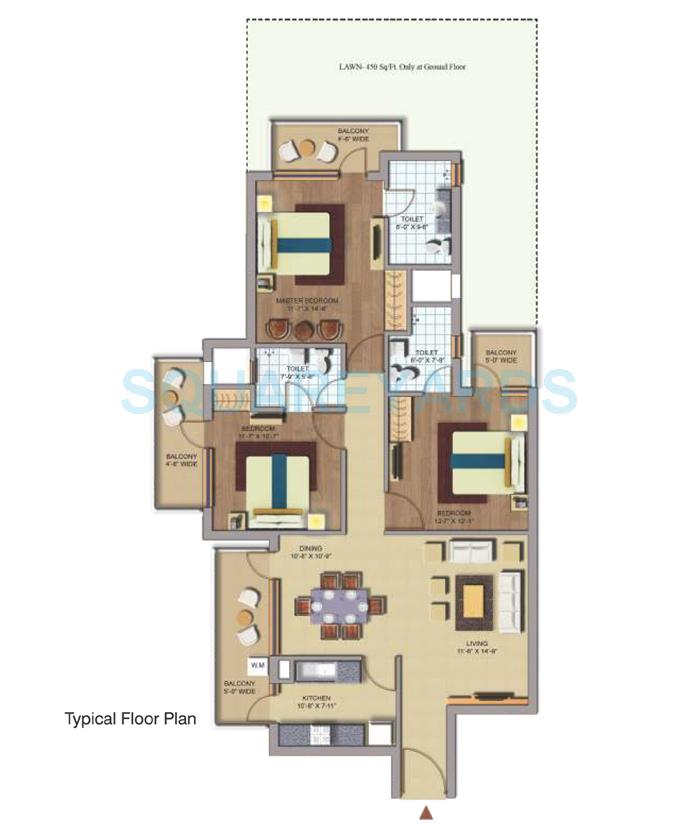 CHD Avenue 71 — floor plan 3