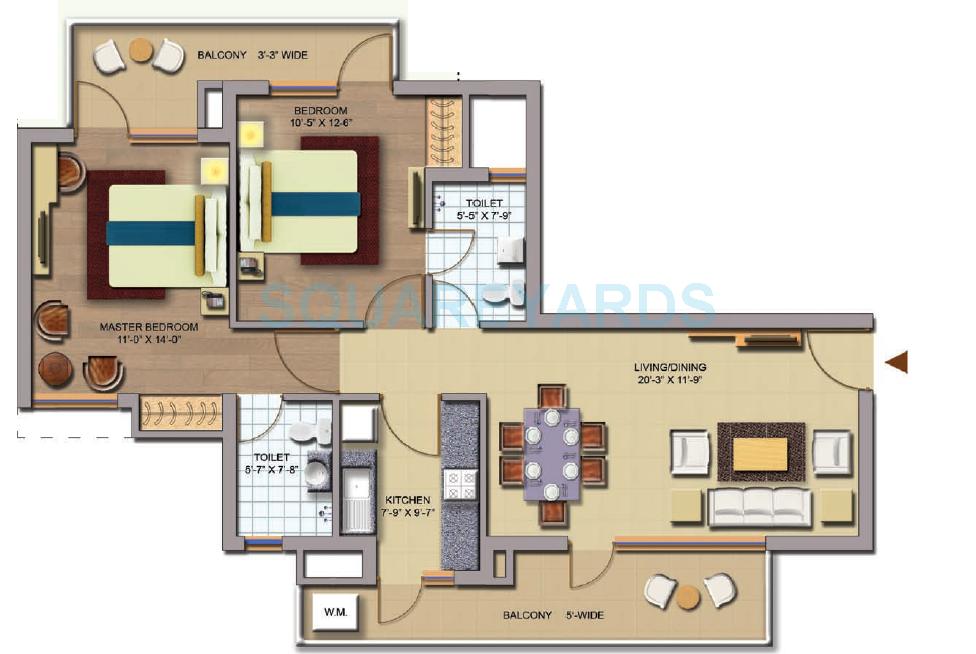 CHD Avenue 71 — floor plan 1