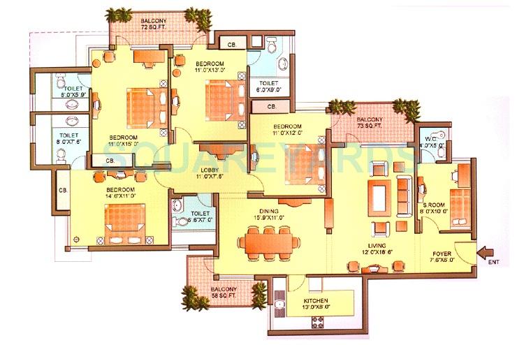 Orchid Petals — floor plan 4