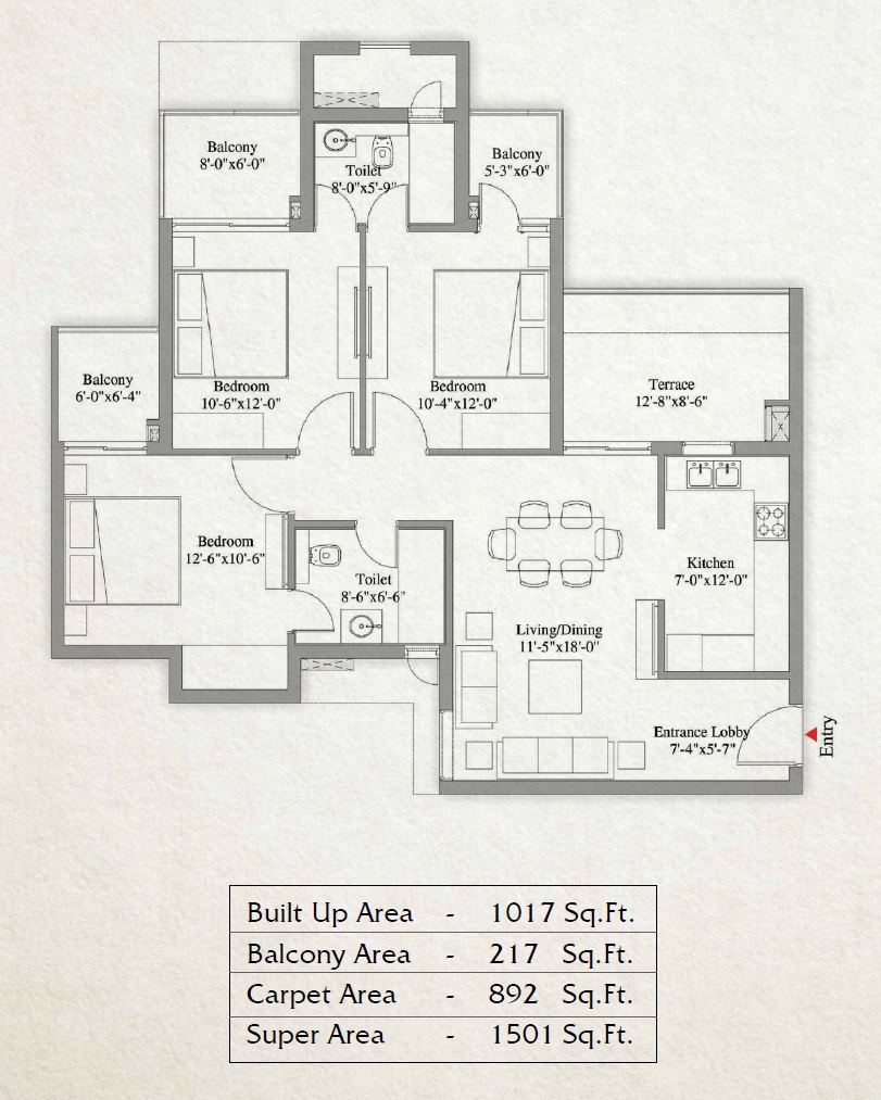 Unity The Amaryllis — floor plan 2