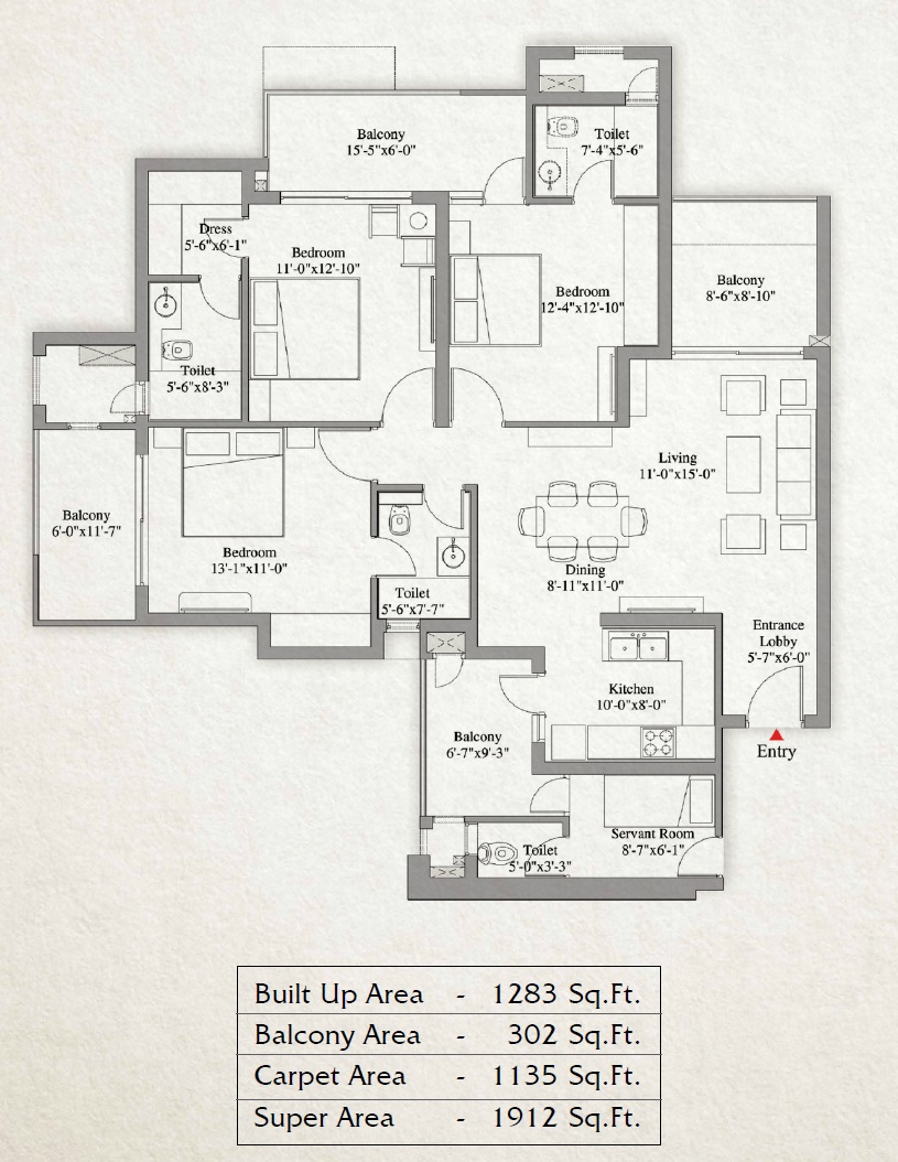 Unity The Amaryllis — floor plan 5