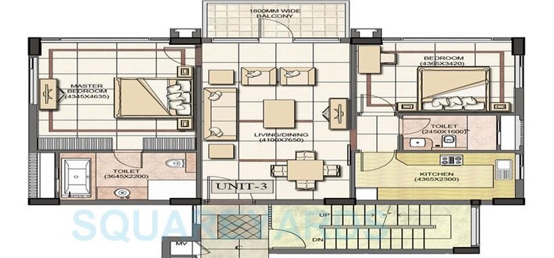 Jaypee Green Jade Apartments — floor plan 1