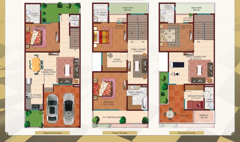 Ajnara London Square — floor plan 2