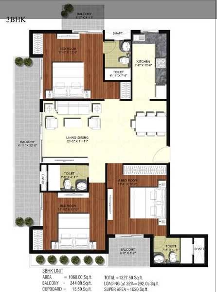 JD Uni Park — floor plan 3