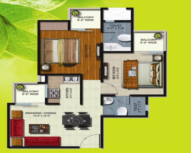 Earthcon Sparsh — floor plan 1